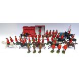 Britains, a representative selection of hollowcast figures of North-West and Royal Canadian Mounted