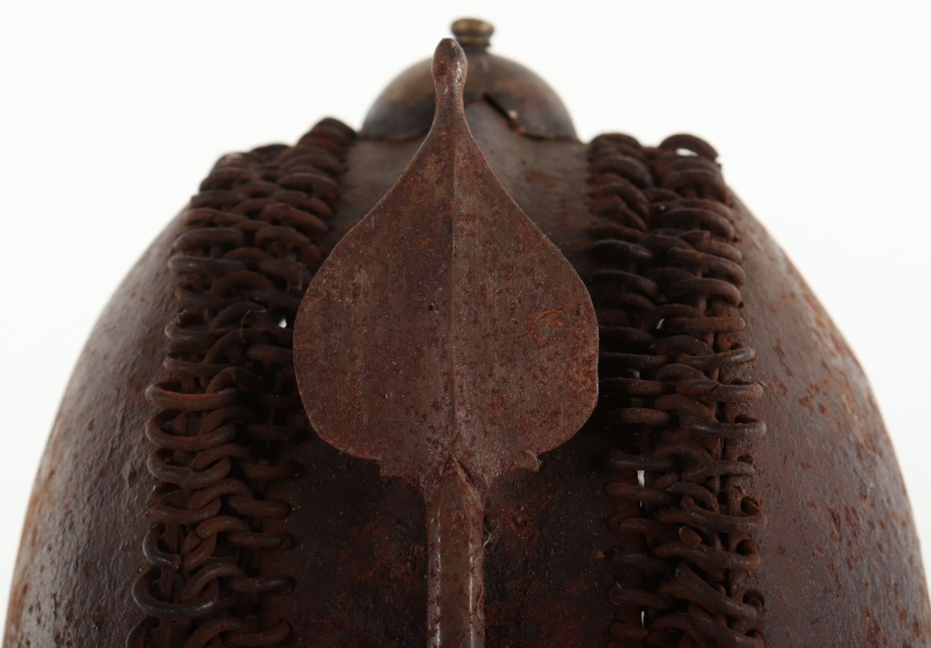 Indian Mail and Plate Helmet, 17th Century - Image 8 of 10