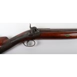 Good 6-Bore Irish Back Action Percussion Wild Fowling Gun by Rigby No. 10914