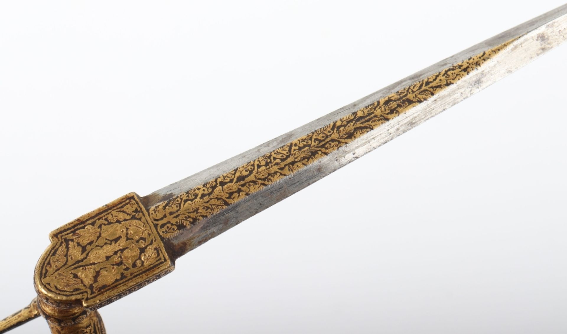 Rare Indian Bayonet Sangin Intended to be Bound to a Matchlock Gun Torador, 18th or 19th Century - Image 12 of 16