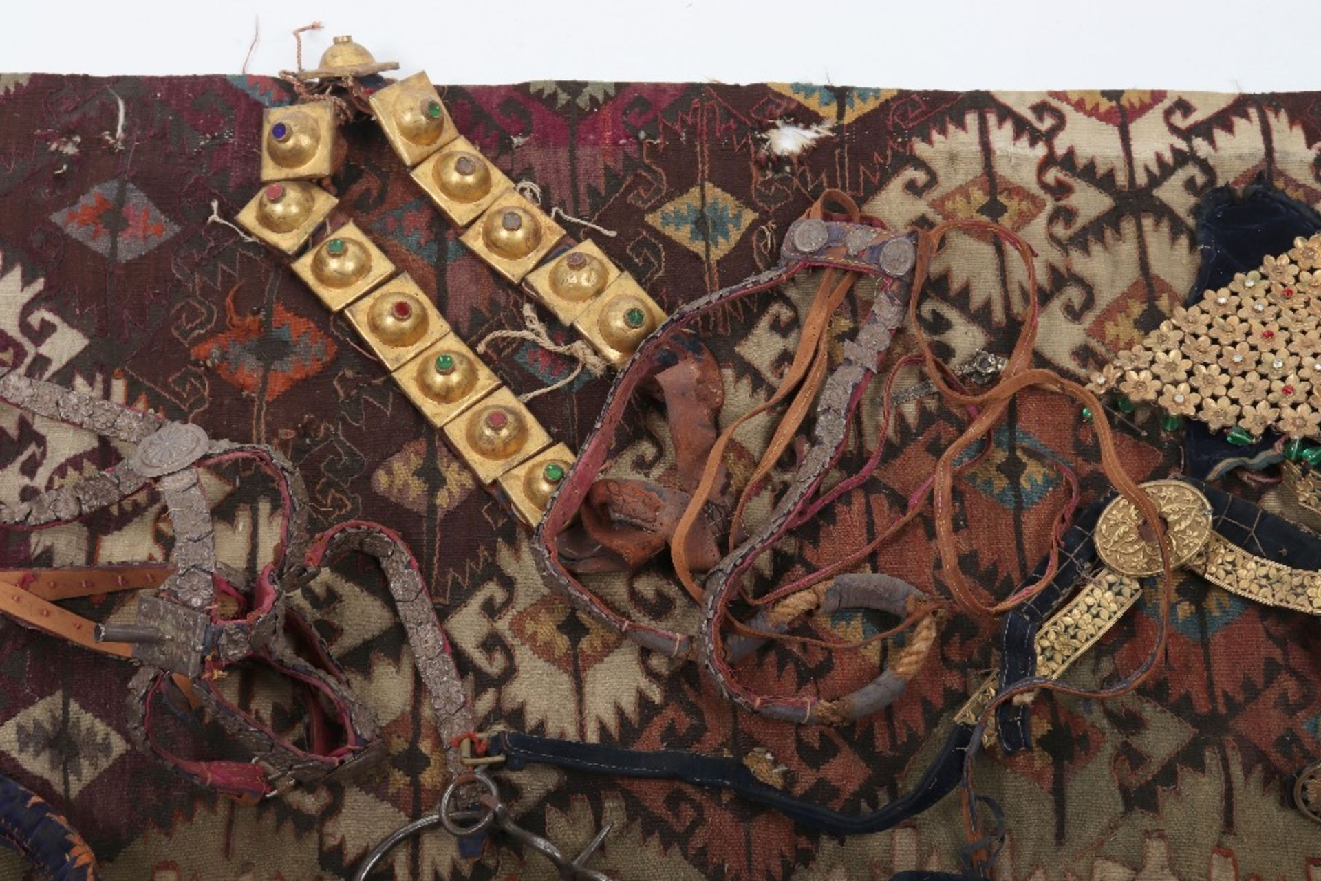 Suitcase Containing Assorted and Elaborate Indian Horse Trappings - Image 7 of 7