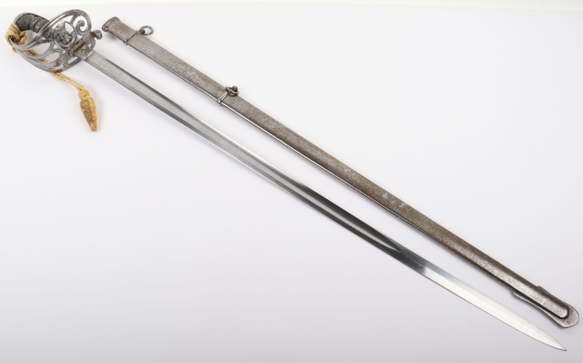 British 1845 Pattern Rifle Officers Sword - Image 15 of 16