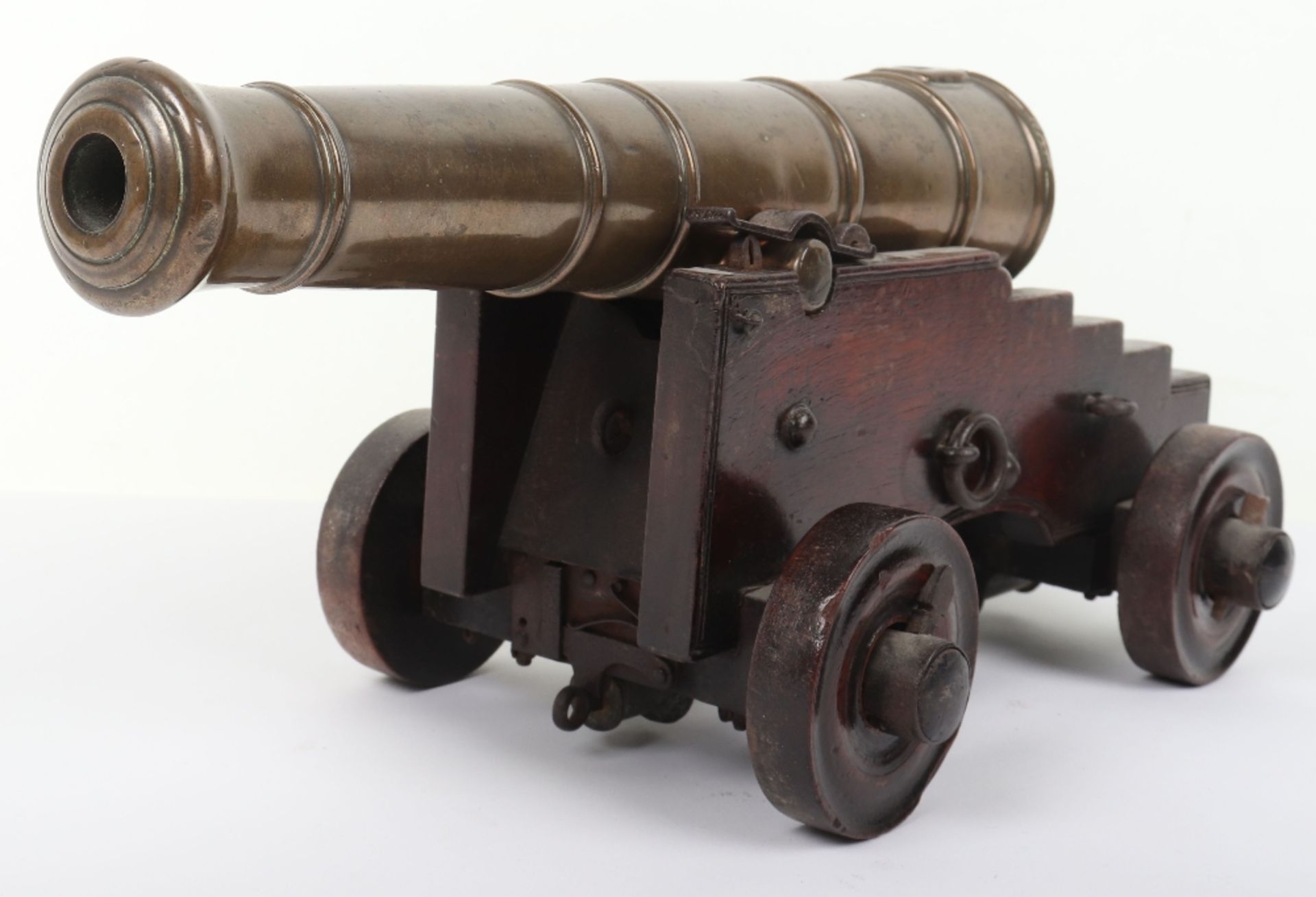 Contemporary Model of a Ships Cannon - Image 4 of 6