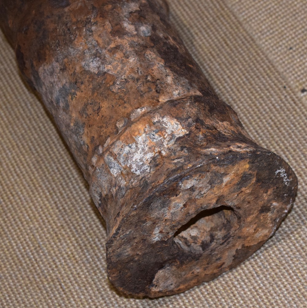 Heavy Chinese Cast Iron Cannon - Bild 2 aus 7