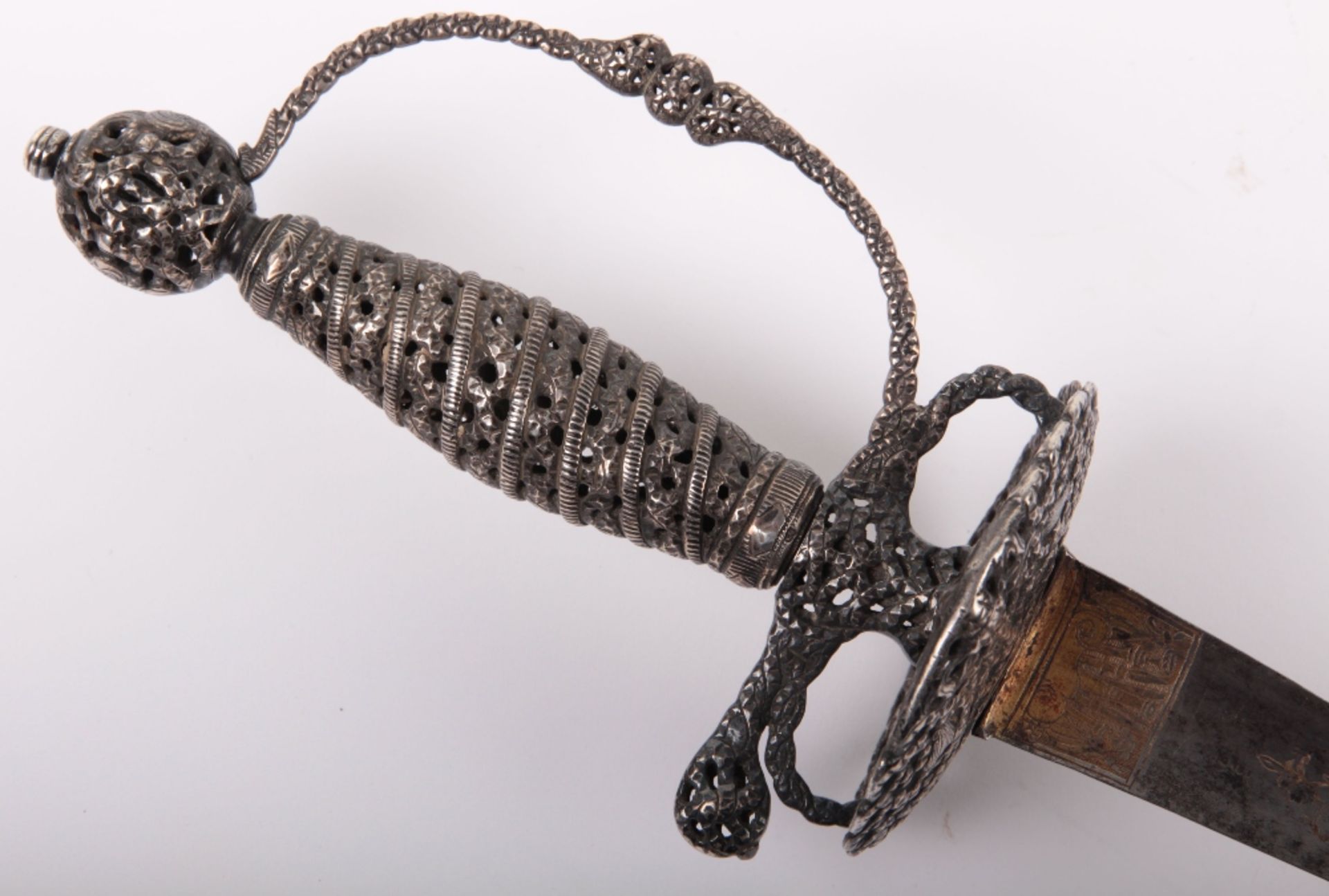 Fine and Unusual French Silver Hilt Small Sword with Removable Hilt - Image 3 of 25