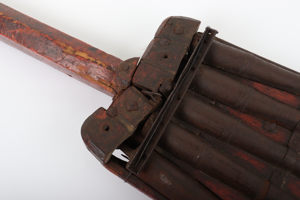 Rare Indian 5 Barrelled Matchlock Rampart Gun of ‘Duck’s Foot’ Type - Bild 2 aus 14