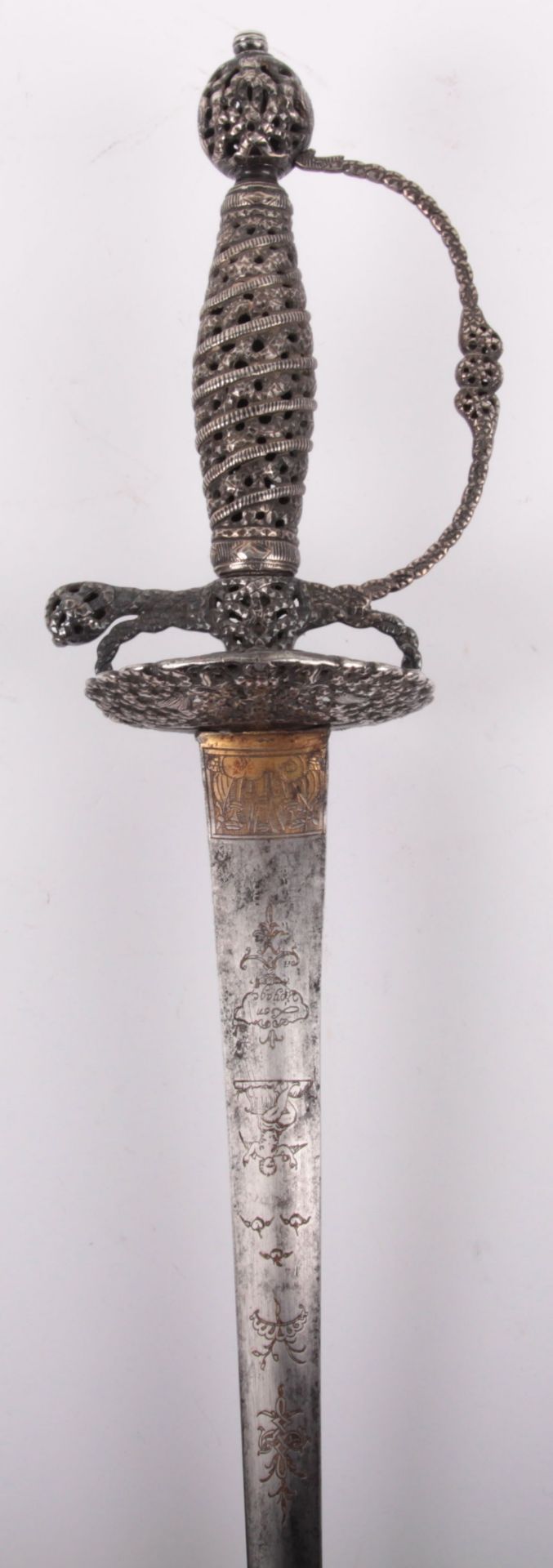 Fine and Unusual French Silver Hilt Small Sword with Removable Hilt - Image 2 of 25