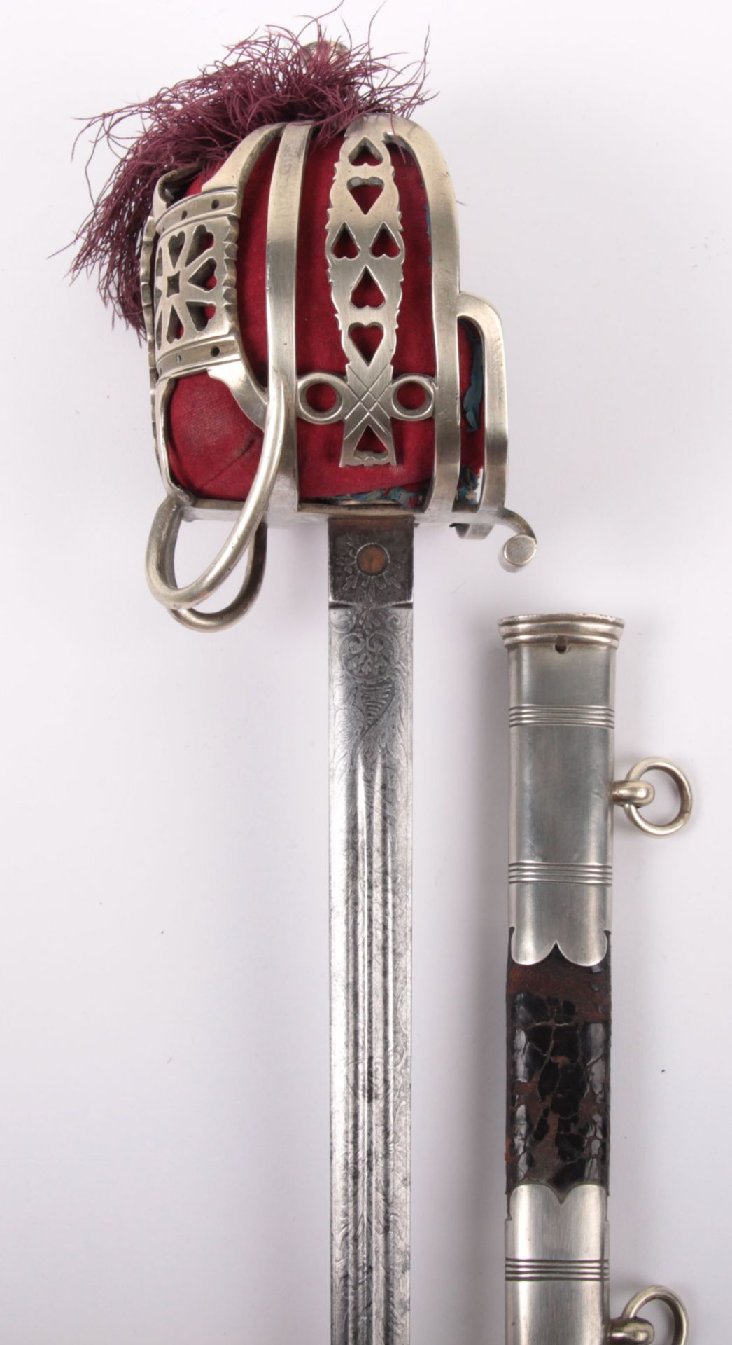 Charming and Well Made Victorian Scottish Basket Hilt Broadsword Built for a Child