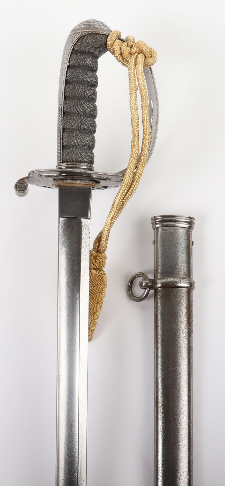 British 1845 Pattern Rifle Officers Sword - Image 2 of 16