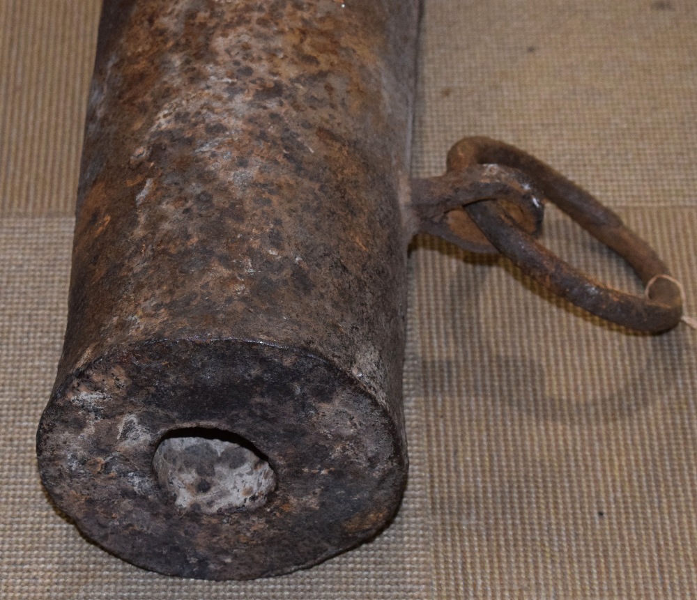 Heavy Chinese Cast Iron Cannon - Bild 6 aus 6