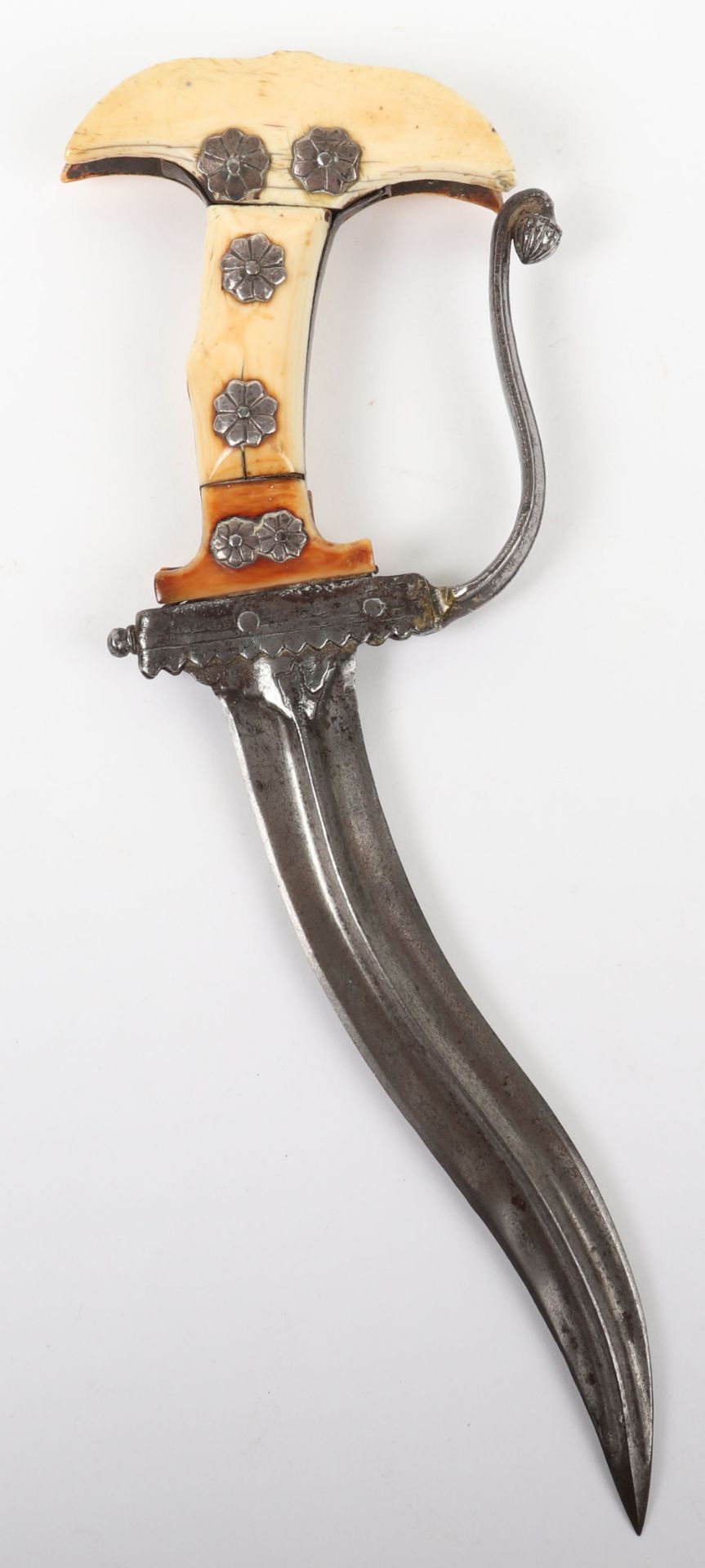 ^ Indian Dagger Khanjarli from Vizianagram, 17th or 18th Century - Image 2 of 13