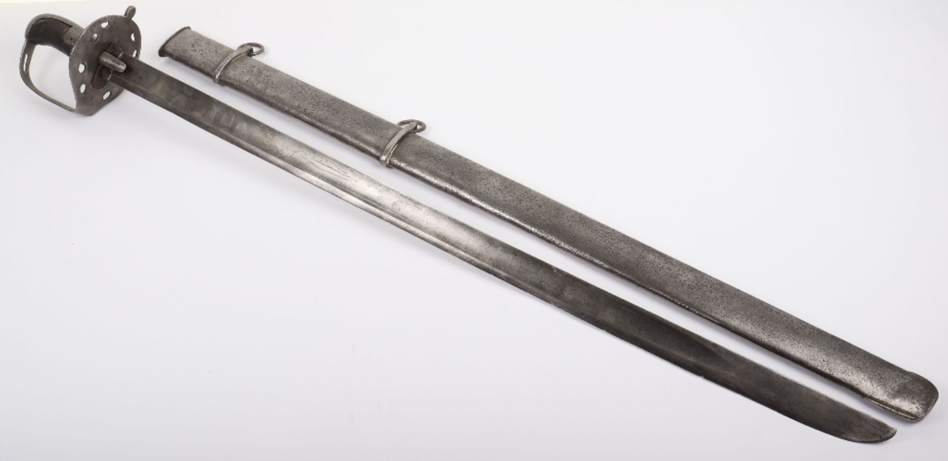 British 1796 Pattern Heavy Cavalry Trooper’s Sword Marked for the 6th Dragoon Guards - Image 12 of 13