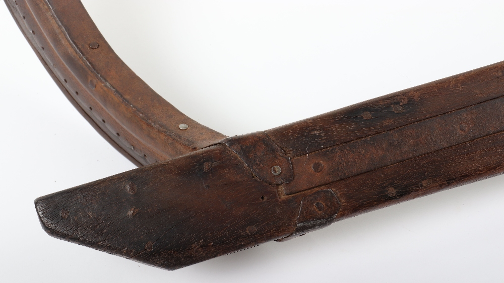 Indian Wooden Saddle Tree with Iron Fittings, Probably 18th or 19th Century - Bild 8 aus 14