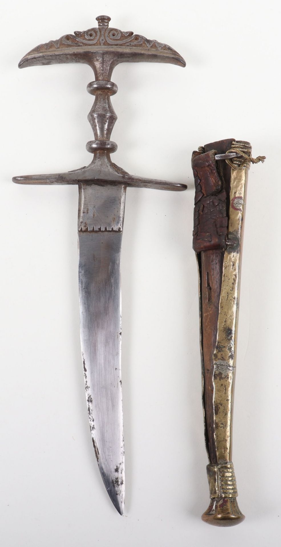 Good Indian Dagger Jamdah Katari from the Hindu Kush, Early 19th Century - Image 2 of 9