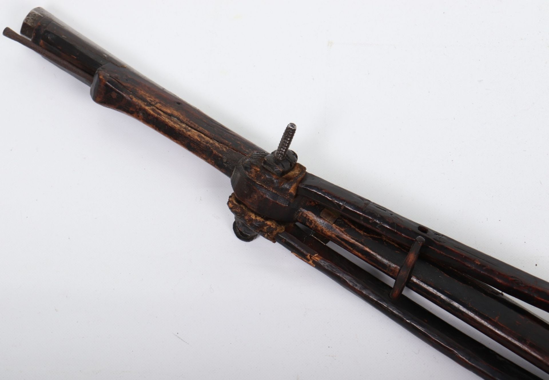 Scarce 72-Bore Tibetan Matchlock Rifle Me-Da - Image 3 of 10