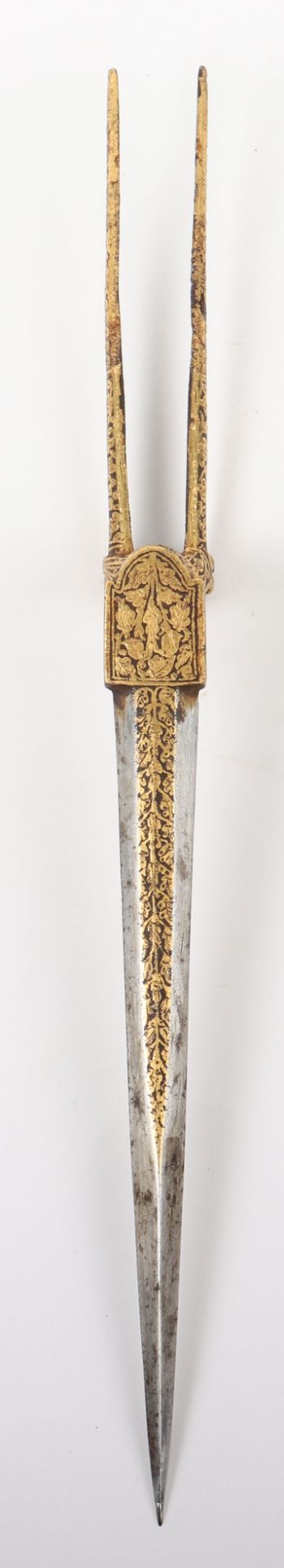 Rare Indian Bayonet Sangin Intended to be Bound to a Matchlock Gun Torador, 18th or 19th Century - Image 2 of 16