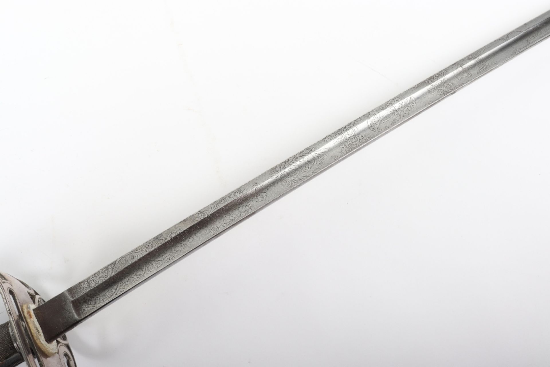 British 1845 Pattern Rifle Officers Sword - Image 14 of 17