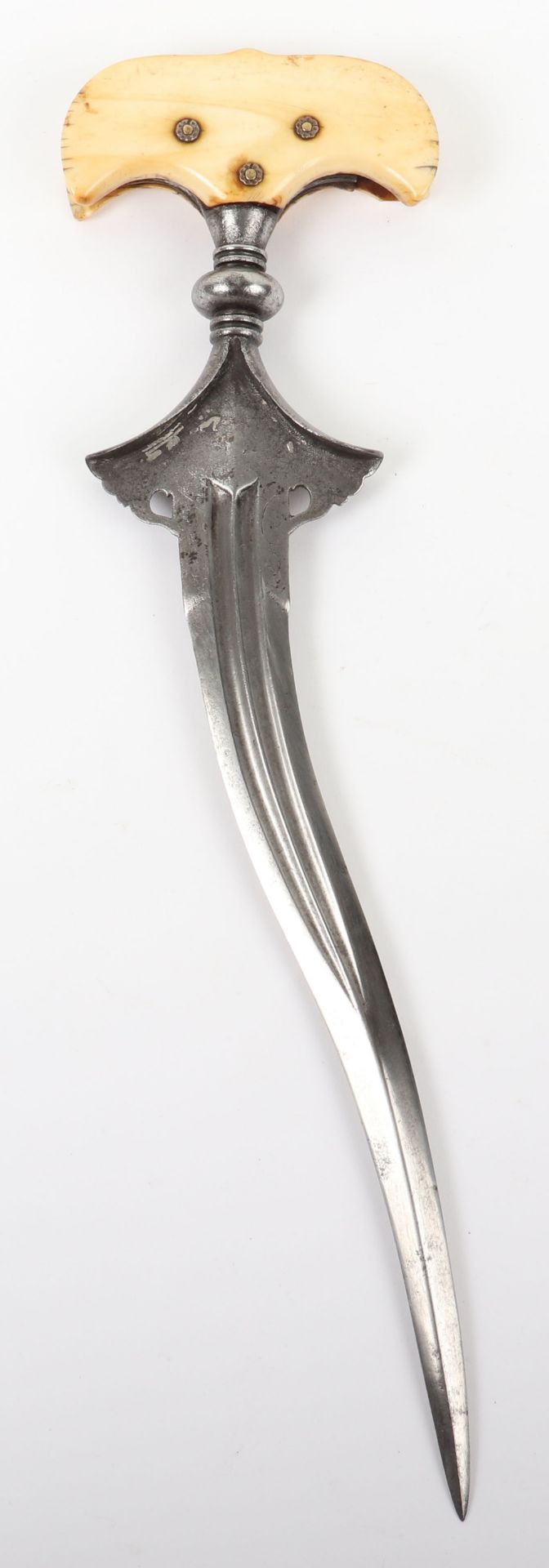 ^ Indian Dagger Khanjarli from Vizianagram, 17th or 18th Century - Image 14 of 14