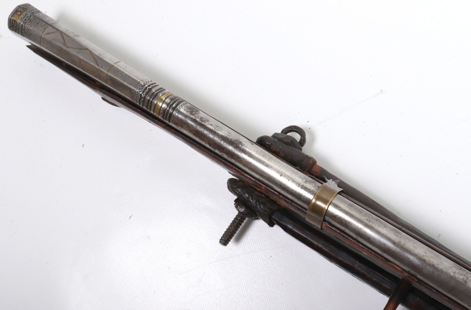 Scarce 72-Bore Tibetan Matchlock Rifle Me-Da - Image 9 of 10