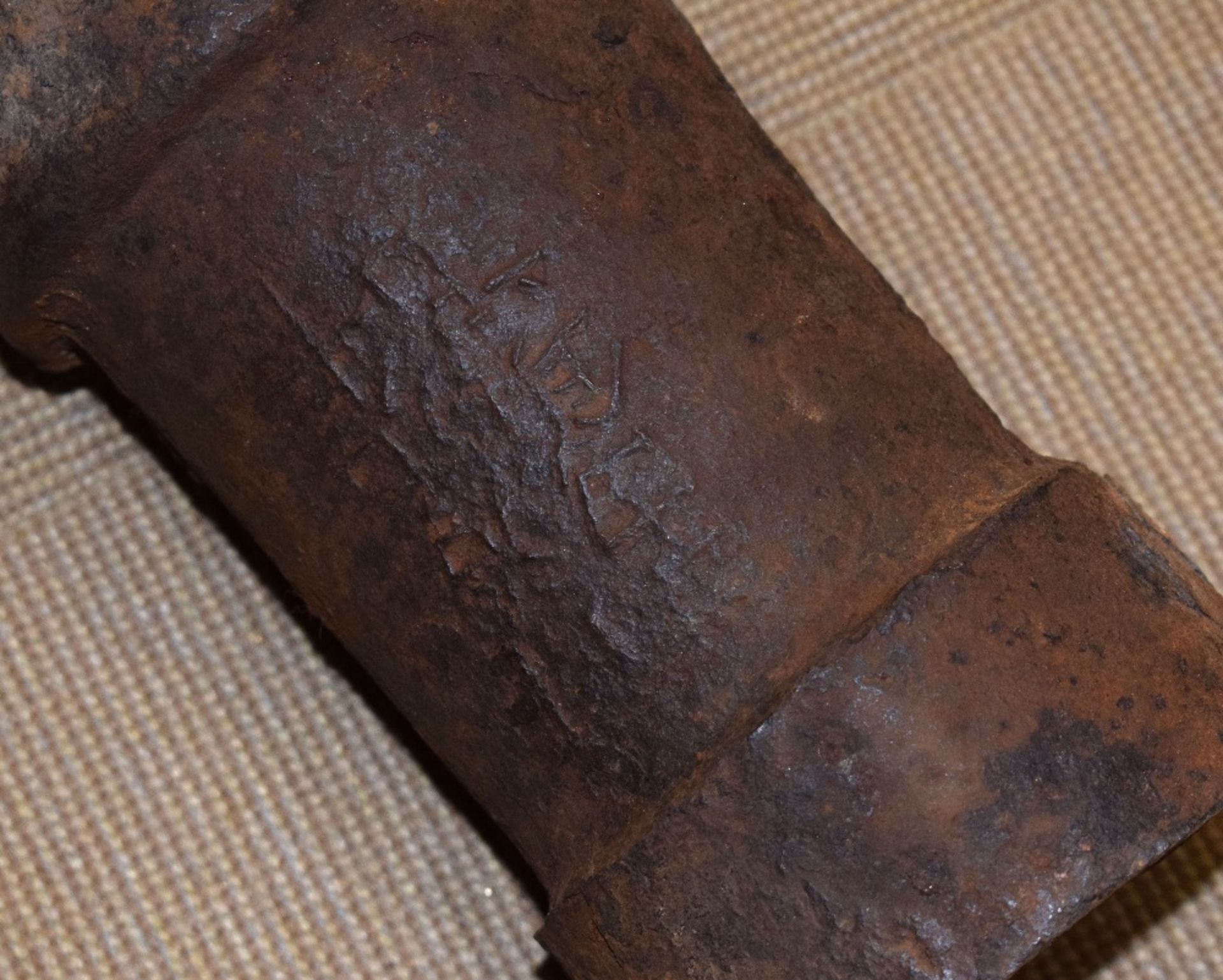 Heavy Chinese Cast Iron Cannon - Image 4 of 6