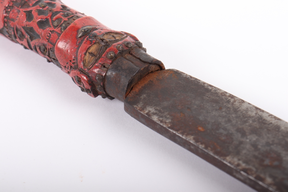 Rare Formosan (Taiwanese) Head Hunters Sword of the Paiwan, 19th Century - Bild 10 aus 12