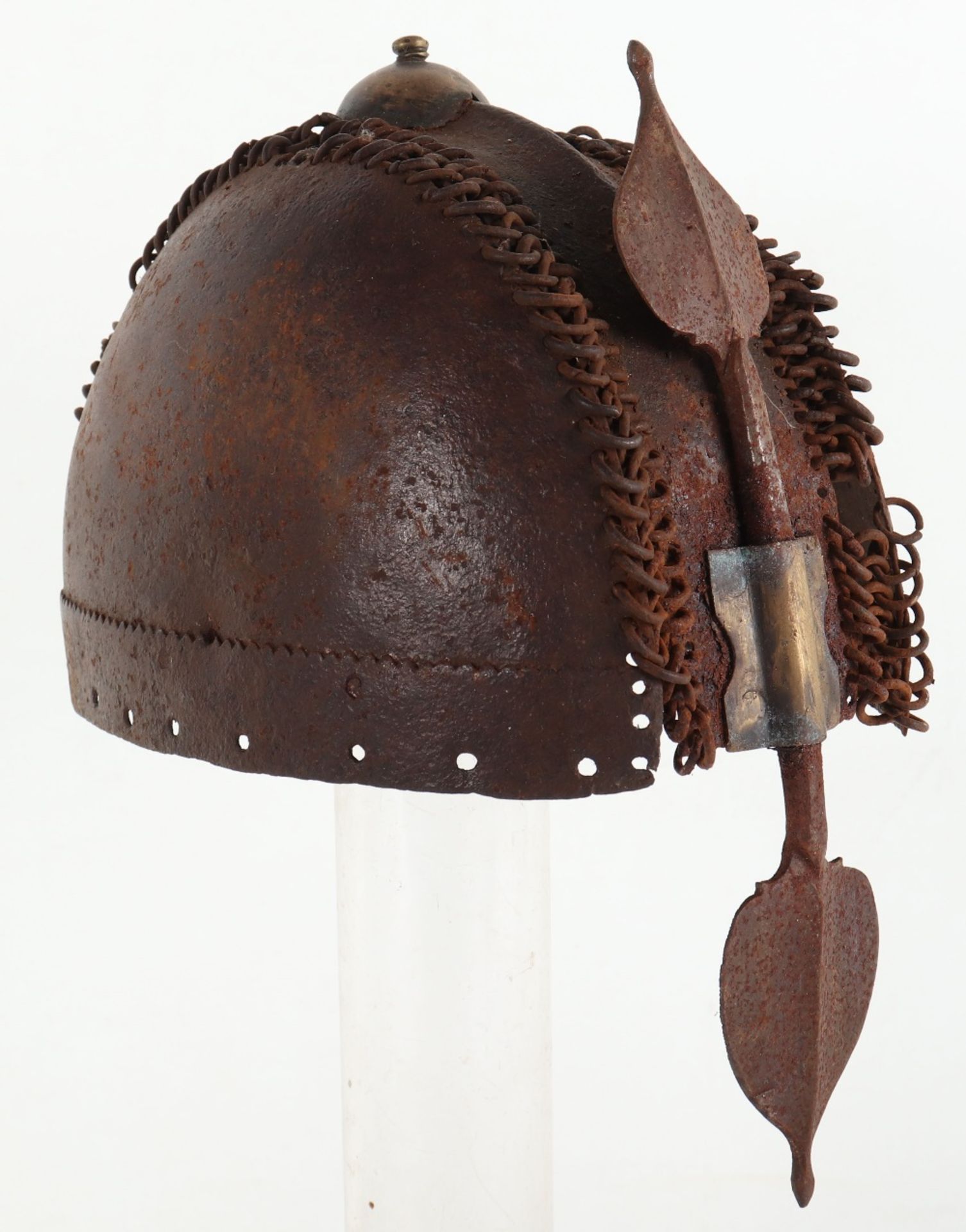 Indian Mail and Plate Helmet, 17th Century - Image 2 of 10