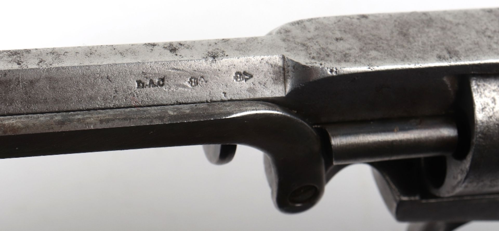 5 Shot 54-Bore Beaumont Adams Double Action Percussion Revolver with Connections to the Confederate - Image 8 of 8