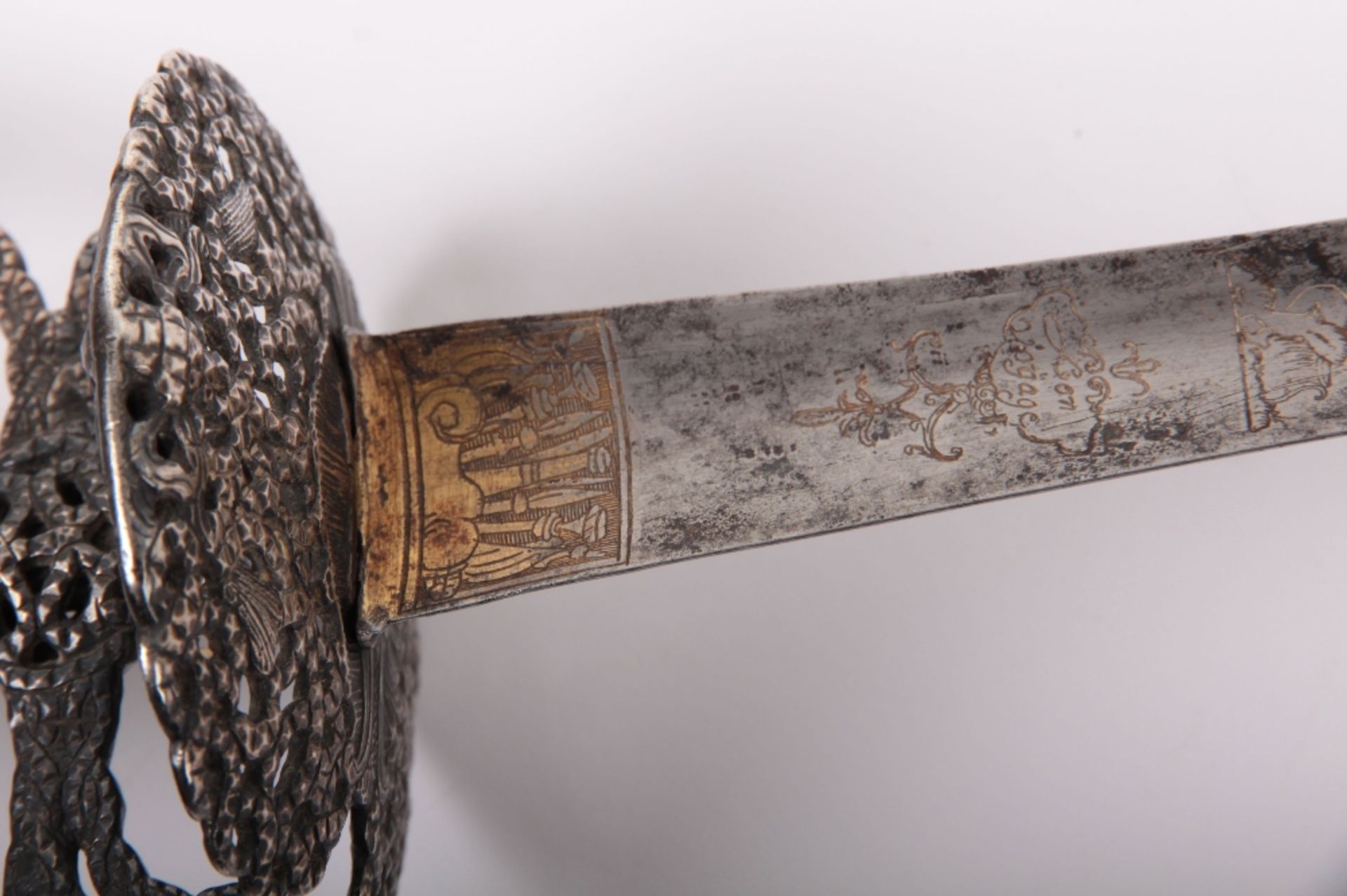 Fine and Unusual French Silver Hilt Small Sword with Removable Hilt - Image 16 of 25