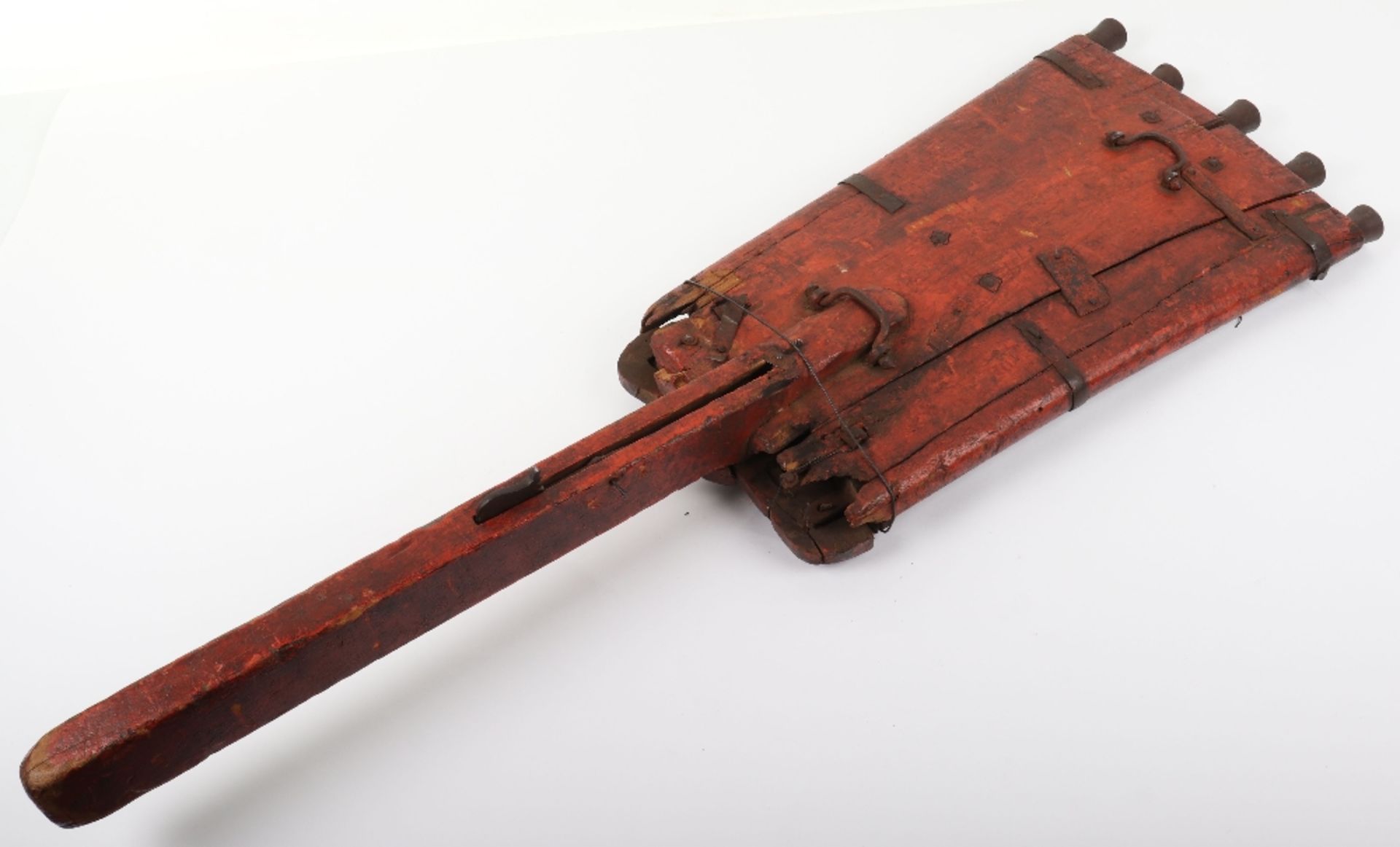 Rare Indian 5 Barrelled Matchlock Rampart Gun of ‘Duck’s Foot’ Type - Image 8 of 14