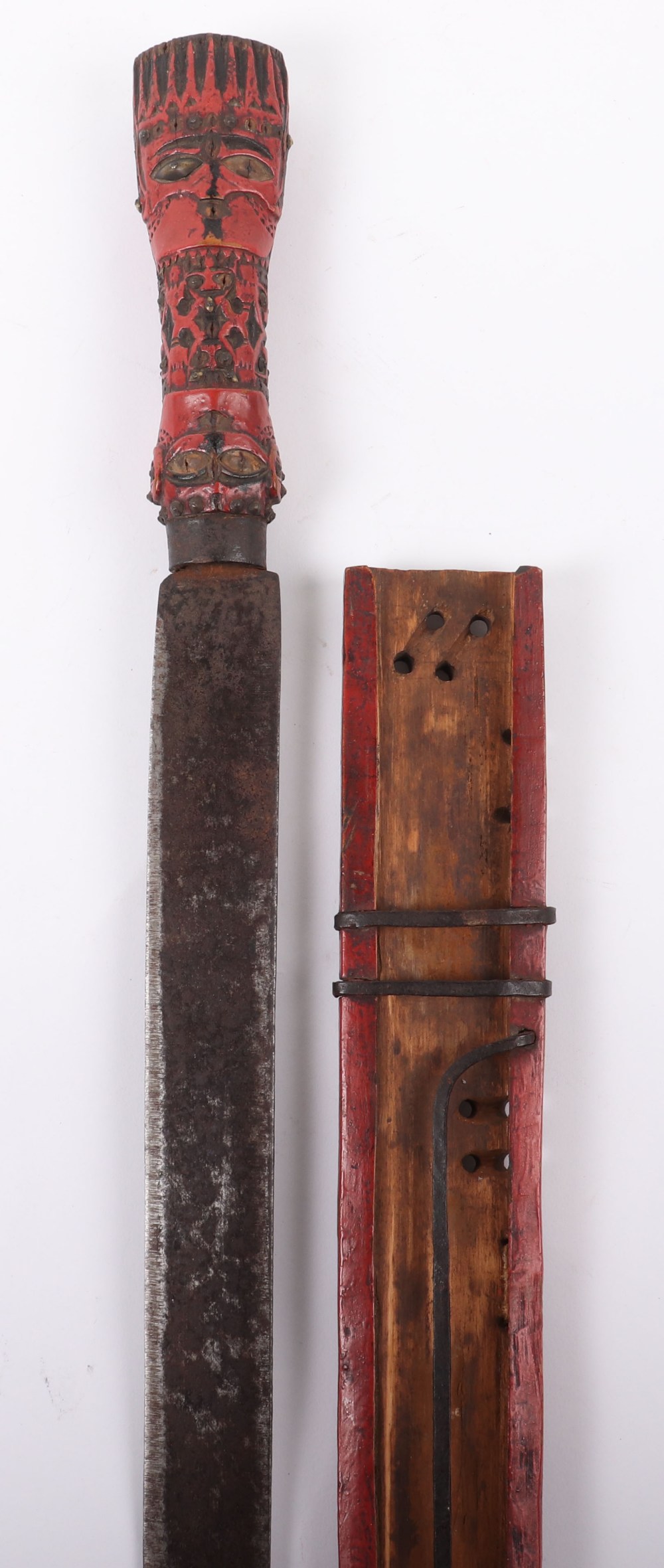 Rare Formosan (Taiwanese) Head Hunters Sword of the Paiwan, 19th Century - Bild 2 aus 12