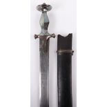 Indian Sword Tulwar, Probably Late 19th or Early 20th Century, Jaipur or Jodhpur