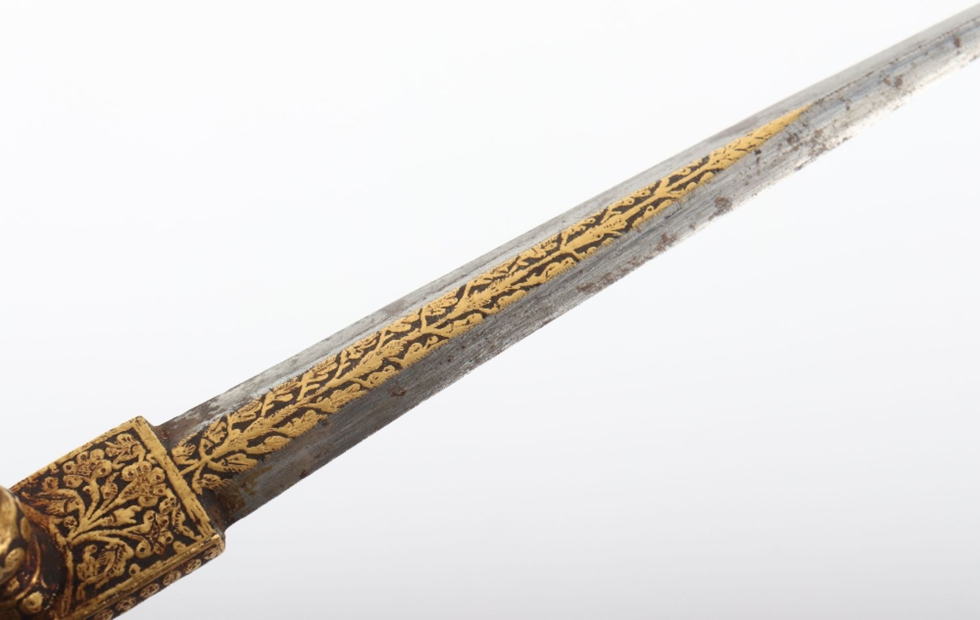 Rare Indian Bayonet Sangin Intended to be Bound to a Matchlock Gun Torador, 18th or 19th Century - Image 14 of 16