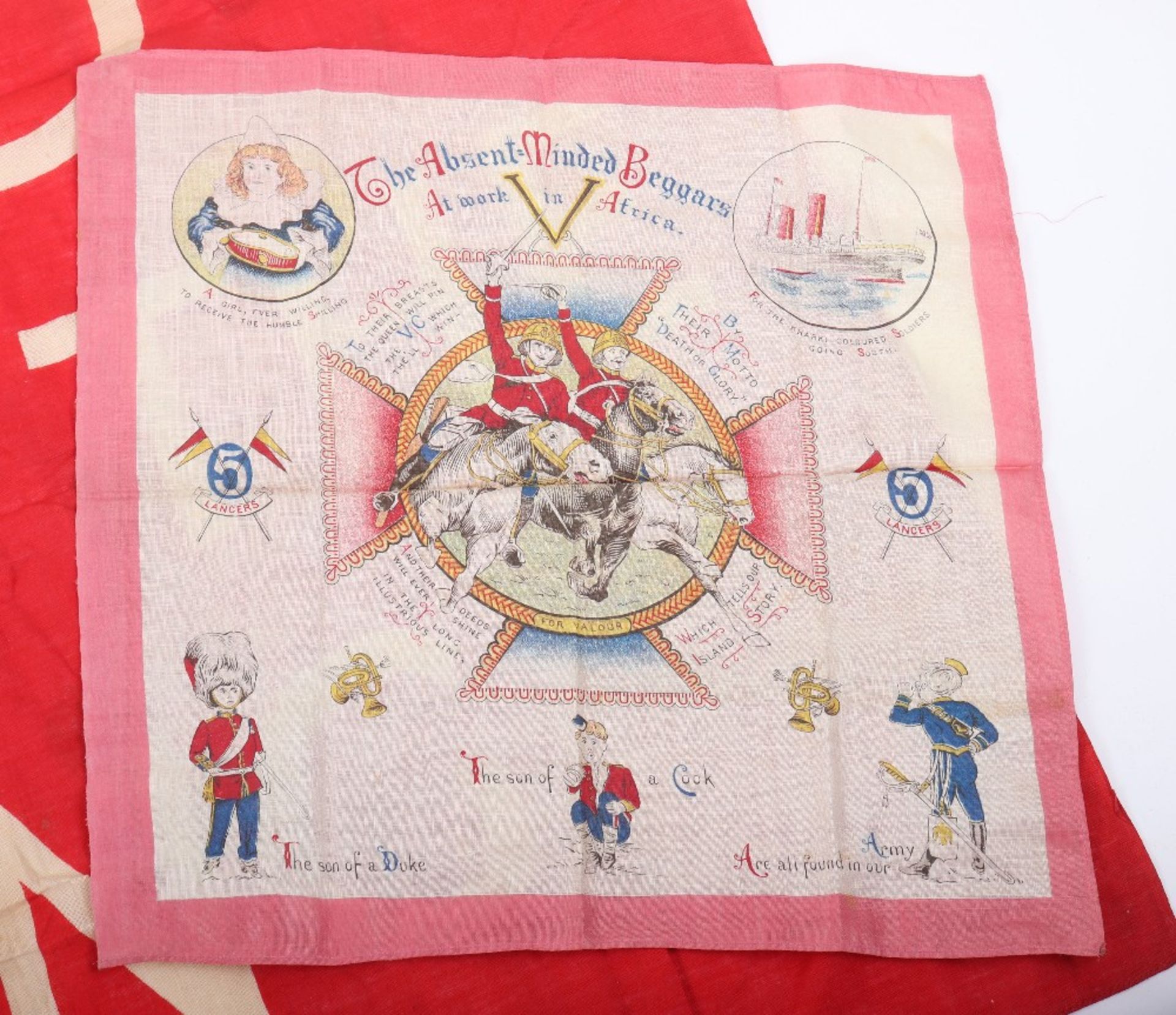 Boer War Patriotic Cotton Handkerchief - Image 2 of 7