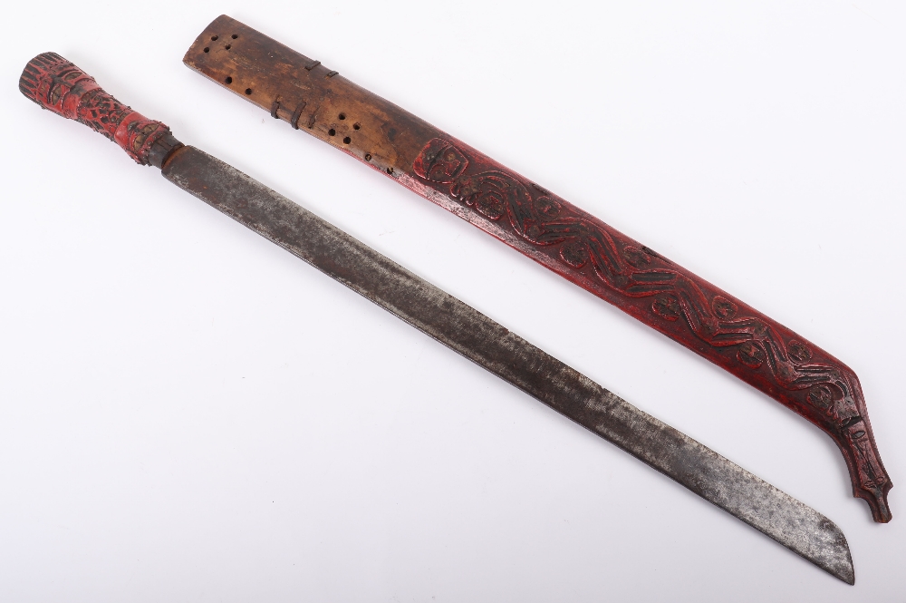 Rare Formosan (Taiwanese) Head Hunters Sword of the Paiwan, 19th Century - Bild 11 aus 12