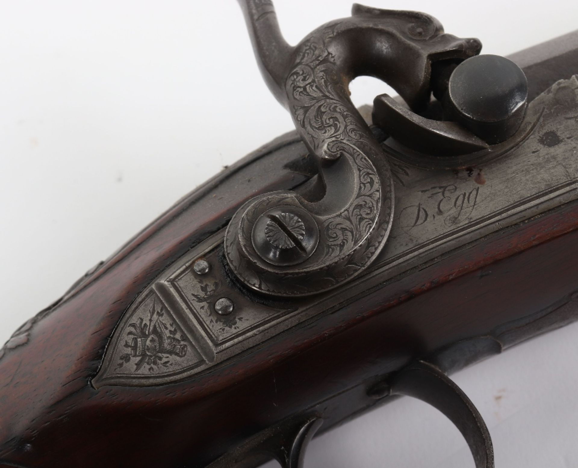 16-Bore Percussion Sporting Gun by D. Egg, Late 18th Century - Image 4 of 15