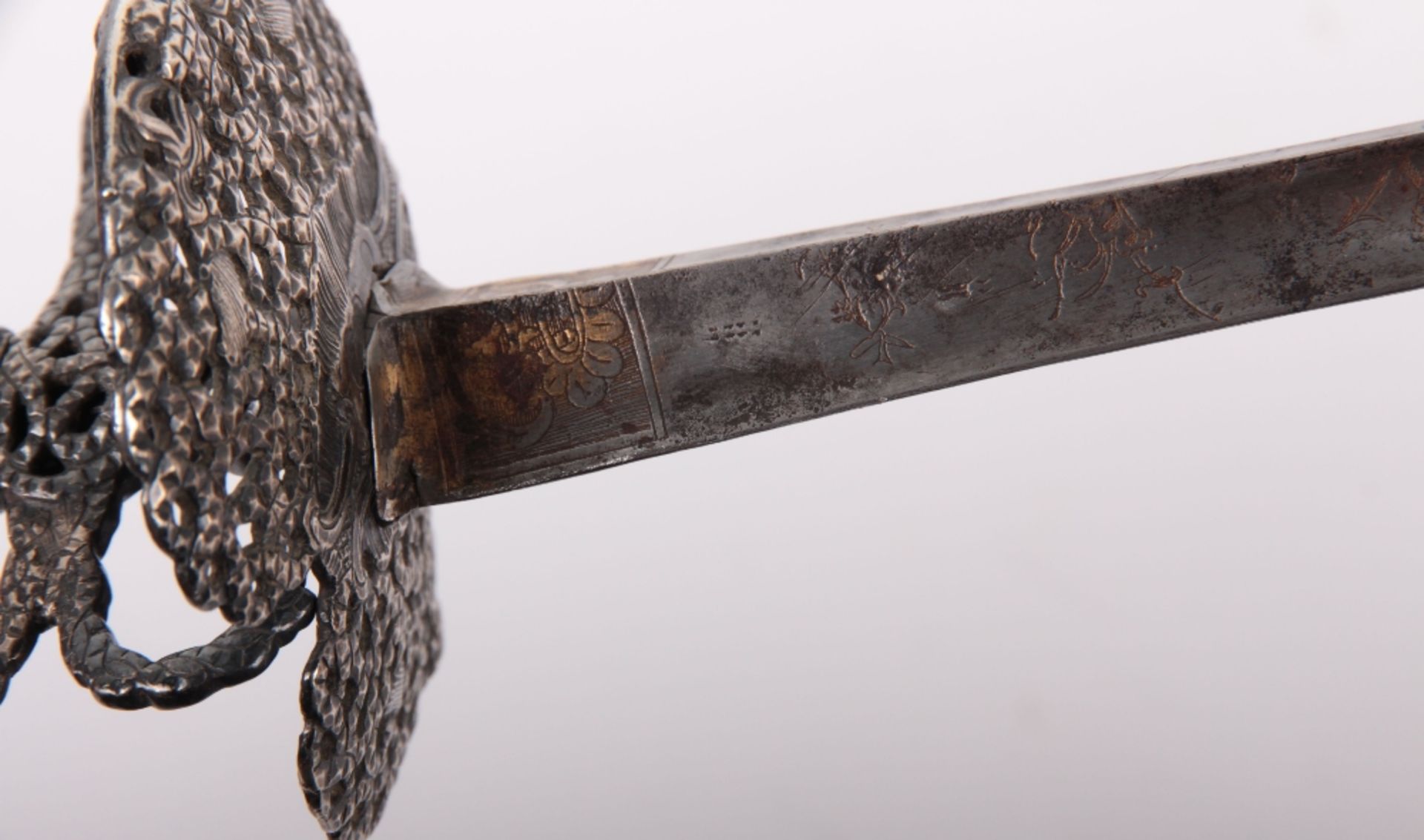 Fine and Unusual French Silver Hilt Small Sword with Removable Hilt - Image 14 of 25