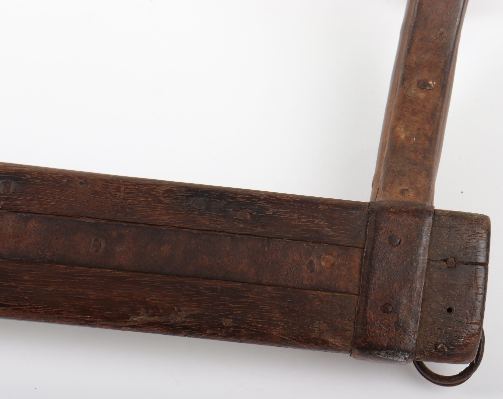 Indian Wooden Saddle Tree with Iron Fittings, Probably 18th or 19th Century - Bild 9 aus 14