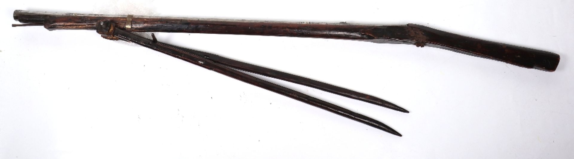 Scarce 72-Bore Tibetan Matchlock Rifle Me-Da - Image 5 of 10