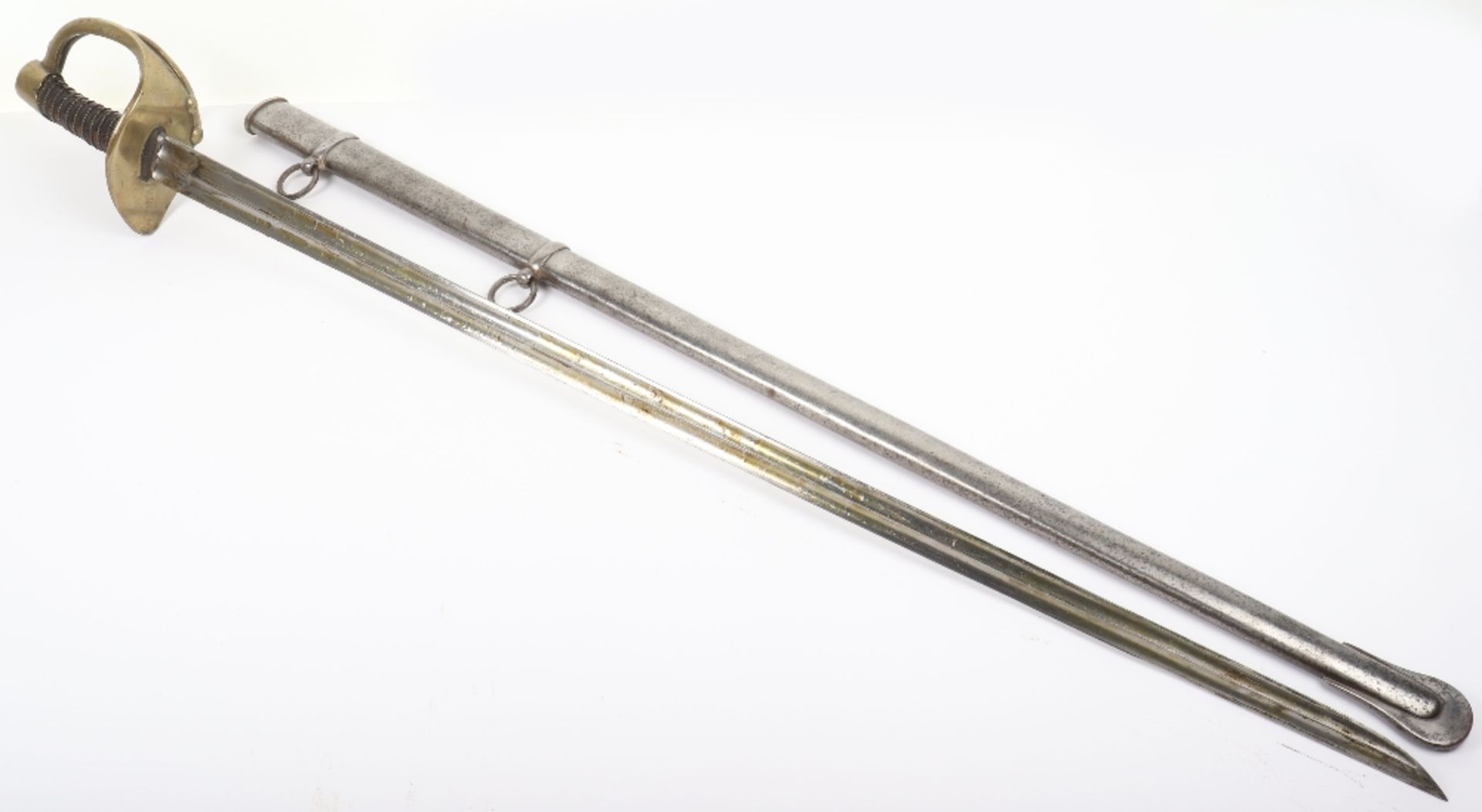 French Napoleonic Period An XI Cuirassier Troopers Sword - Image 11 of 11