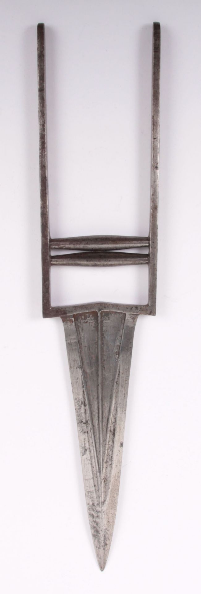 Large and Heavy 17th Century Indian Dagger Katar - Image 2 of 12