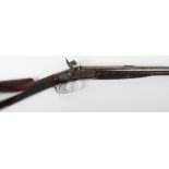 Fine 32-Bore Double Barrel Percussion Sporting Rifle