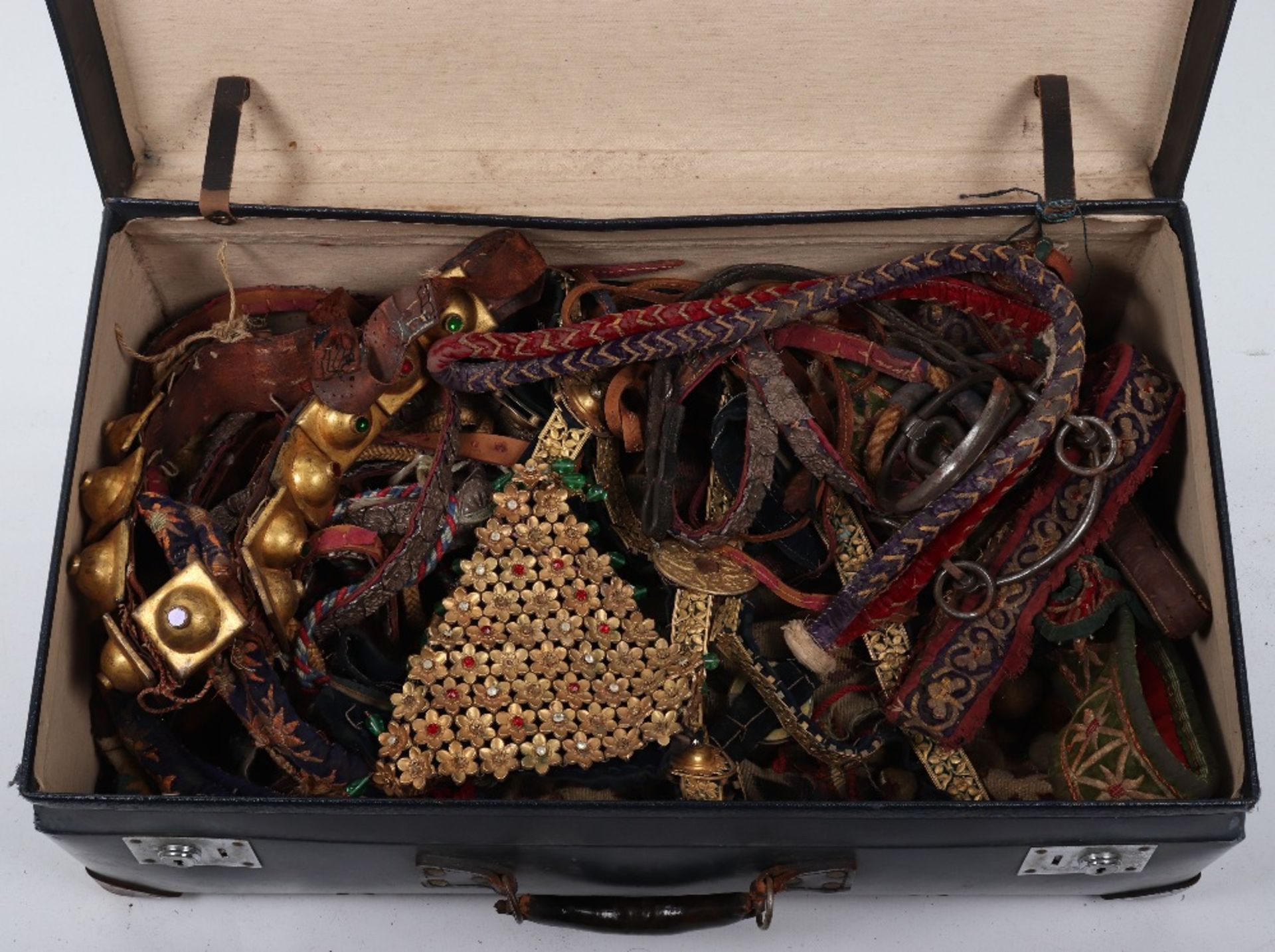 Suitcase Containing Assorted and Elaborate Indian Horse Trappings - Image 2 of 7