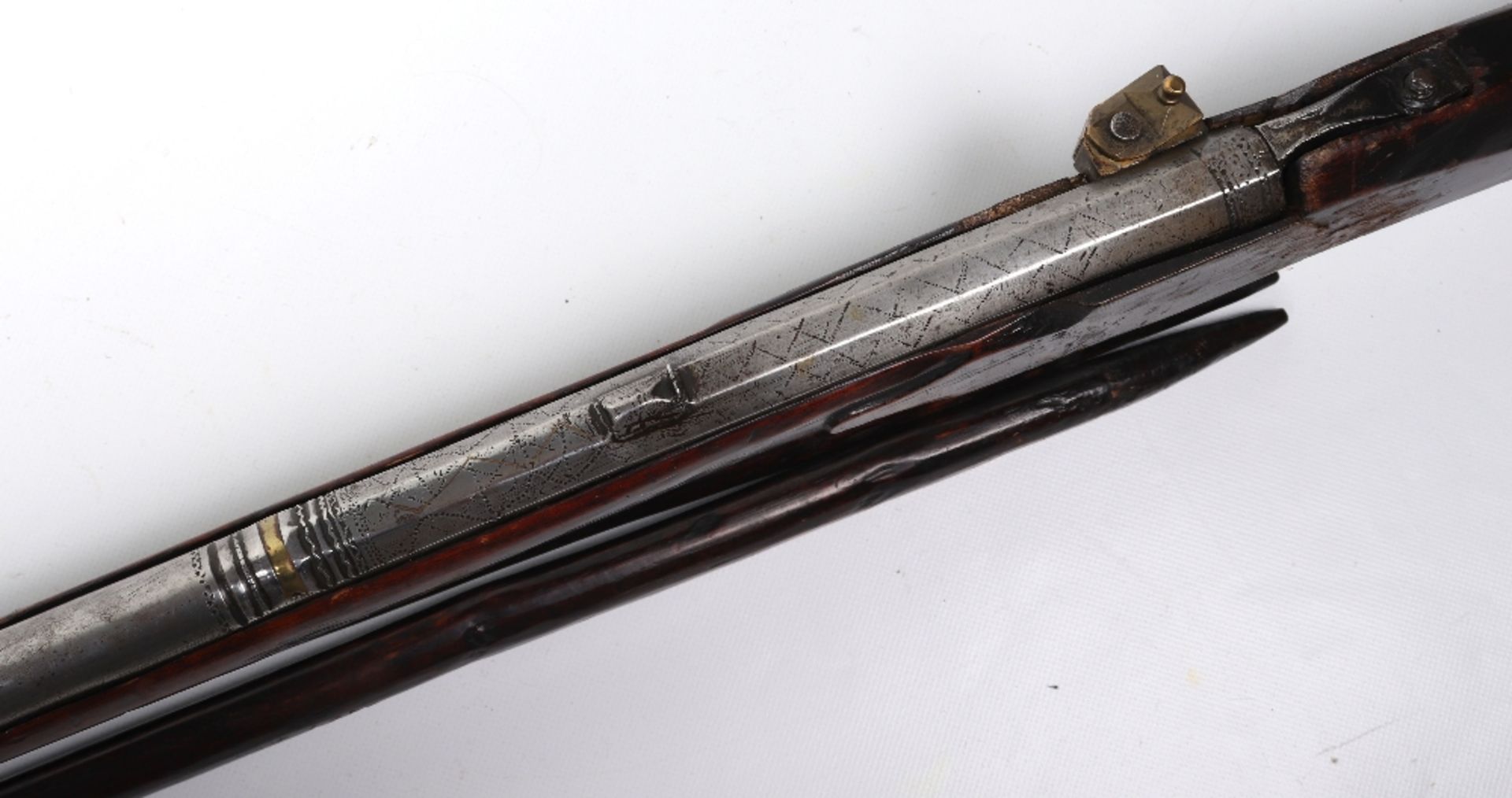 Scarce 72-Bore Tibetan Matchlock Rifle Me-Da - Image 8 of 10