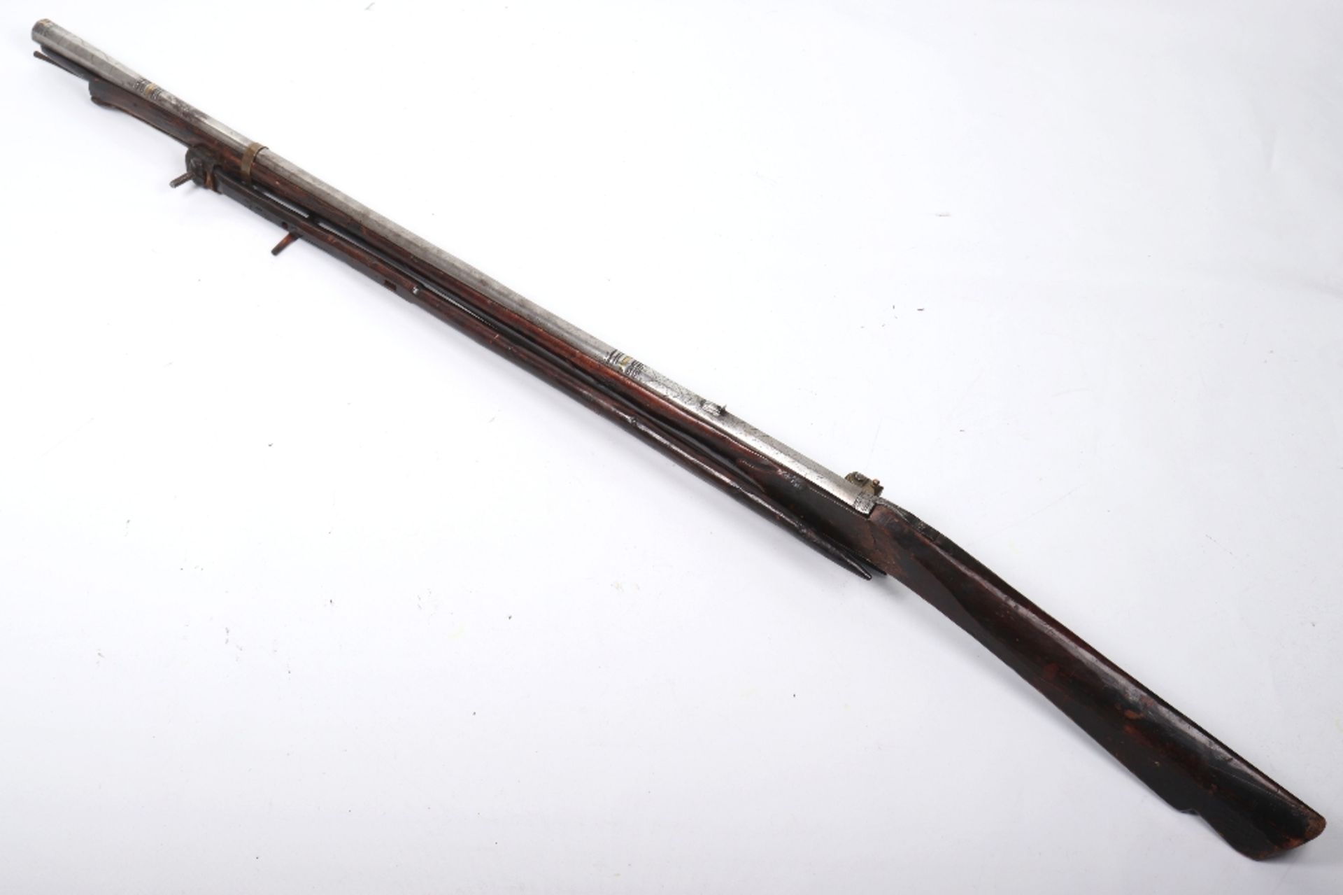 Scarce 72-Bore Tibetan Matchlock Rifle Me-Da
