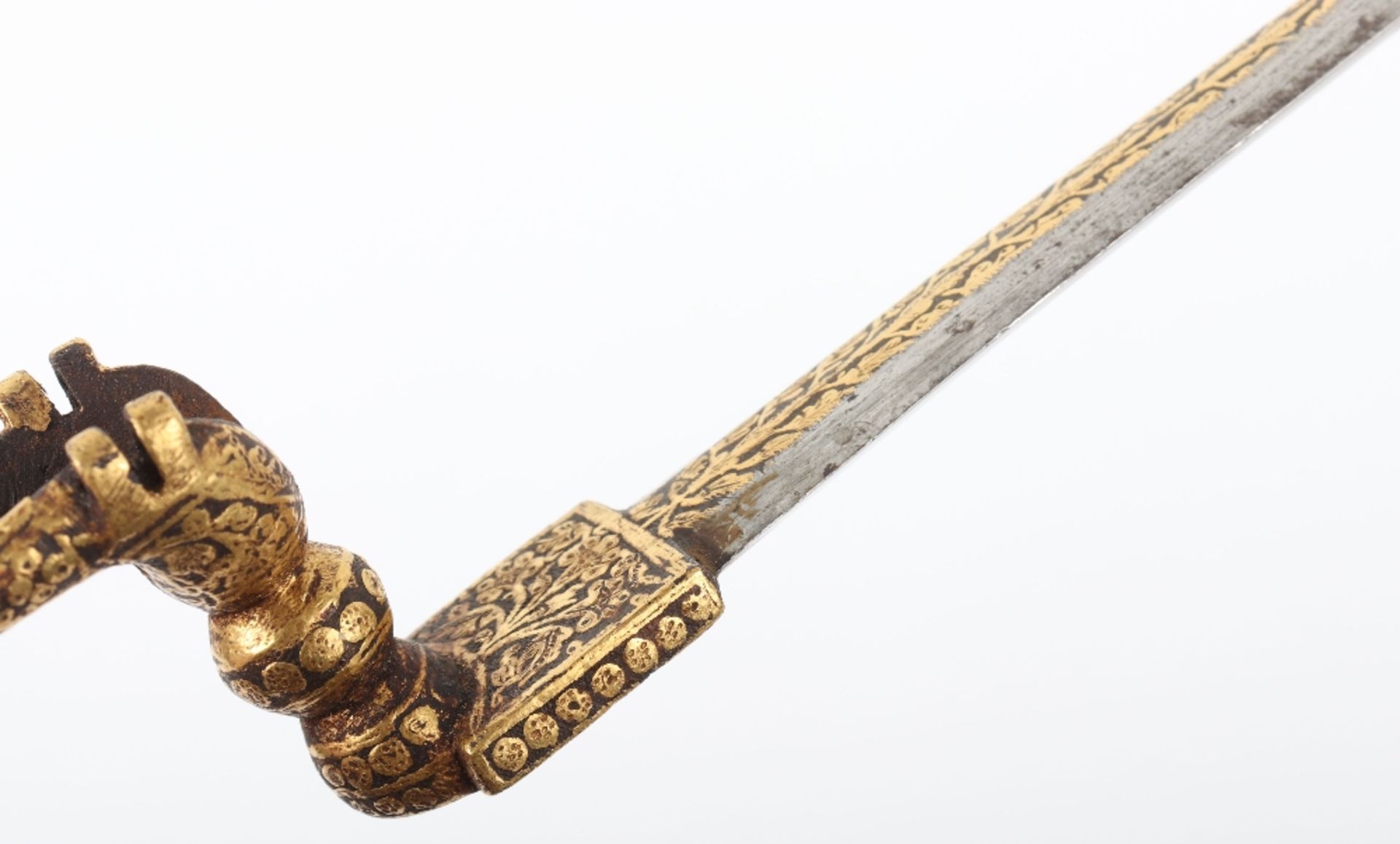 Rare Indian Bayonet Sangin Intended to be Bound to a Matchlock Gun Torador, 18th or 19th Century - Image 15 of 16
