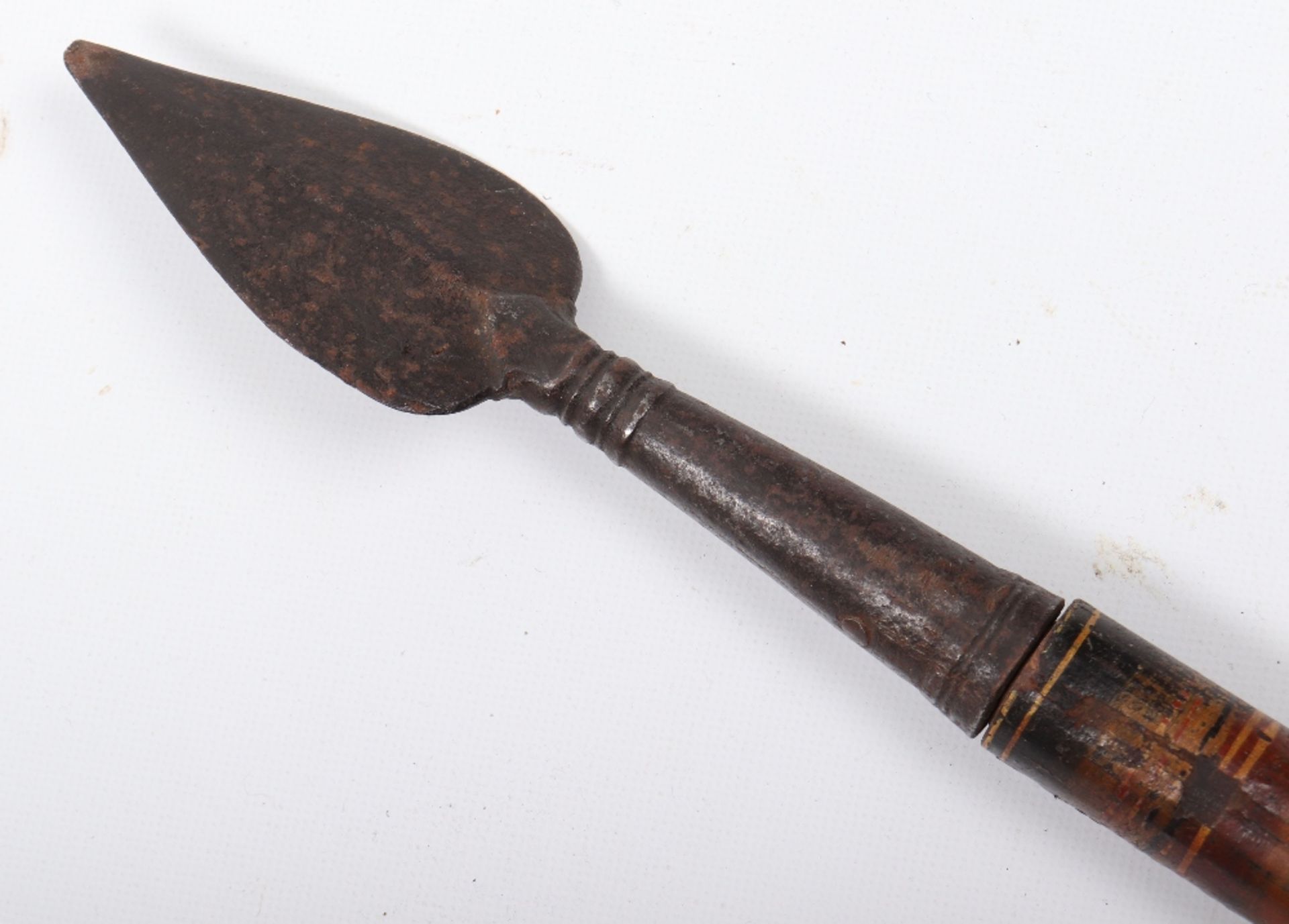 Ceylonese Spear Patisthanaya, Probably 18th or 19th Century - Bild 7 aus 9