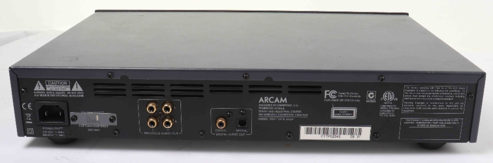 An Arcam A18 Integrated Amplifier, with an Arcam CD17 Compact Disc Player - Image 5 of 6