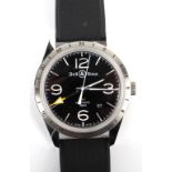 A Bell & Ross BR123 GMT 24H automatic gentleman’s wristwatch no.BR12393-SP, model 10845