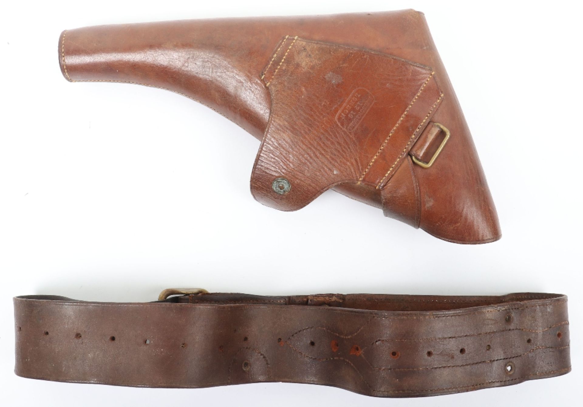 WW1 1916 Holster and Belt - Image 2 of 5