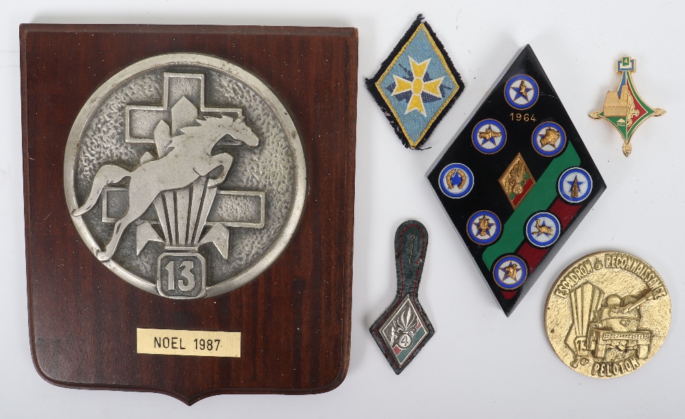 French Foreign Legion Plaque and Badges